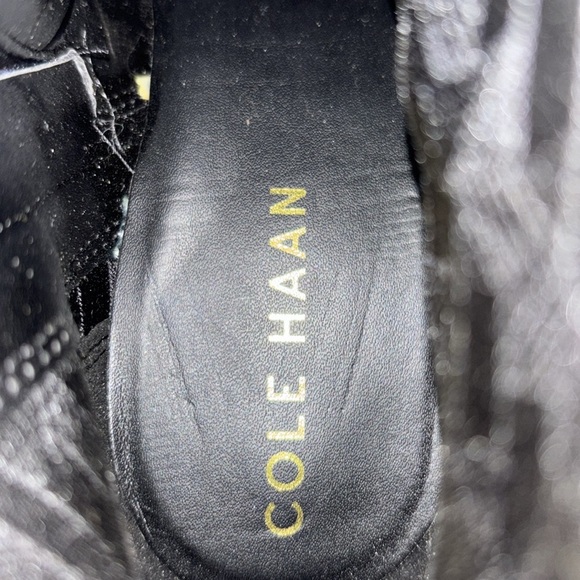 Cole Haan NWOT "Ettie" Bootie 60 Black Size 5.5B Leather Zipper Pointed Toe - Picture 9 of 9